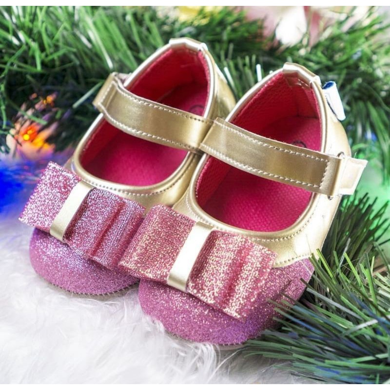 Jeremy Prewalker Shoes For Baby Girl Krystal Series/Sepatu Bayi Perempuan