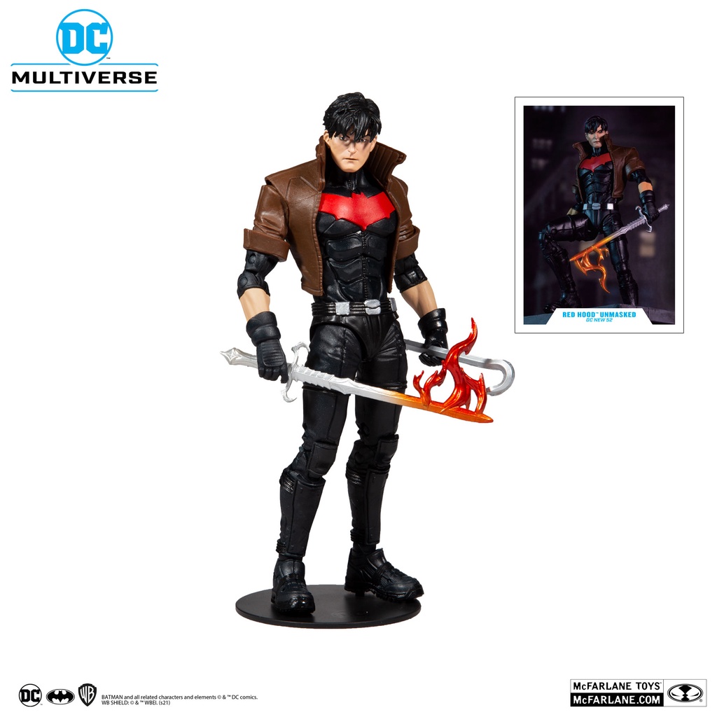 Figure Mcfarlane DC Red Hood Unmasked Gold Label