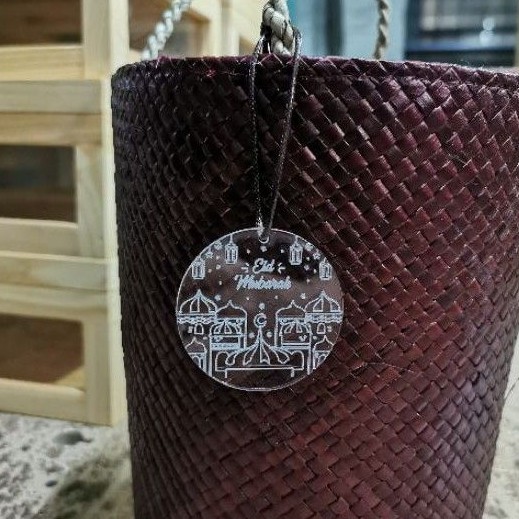 

acrylic tag EID MUBARAK