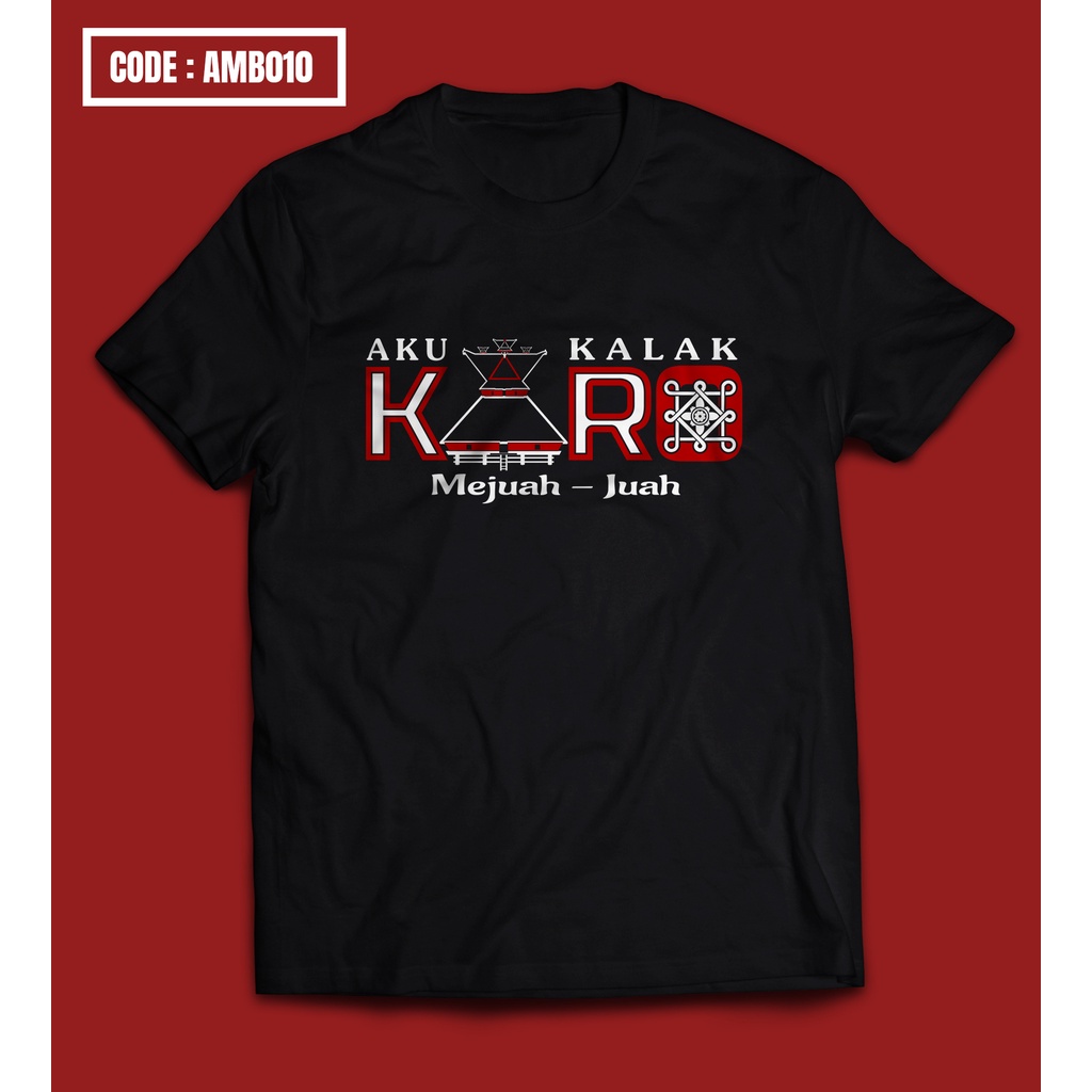Kaos baju pakaian distro suku batak aku kalak karo amoeba AMB010