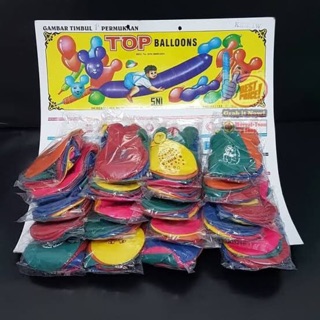 Jual Balon Ultah TOP / Balon Ulang Tahun TOP / Balon Ultah Warna