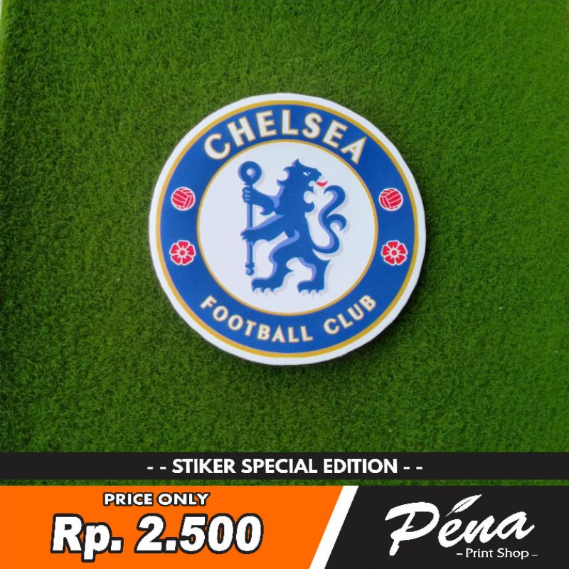 

Sticker Stiker Bola Chelsea FC Liga Inggris