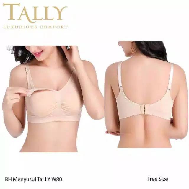 TALLY Bra Menyusui Seamless W 80 Busa Tipis tanpa kawat Original