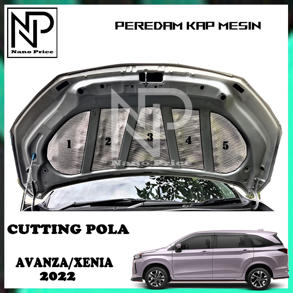 Peredam panas kap mesin mobil AVANZA - XENIA 2022