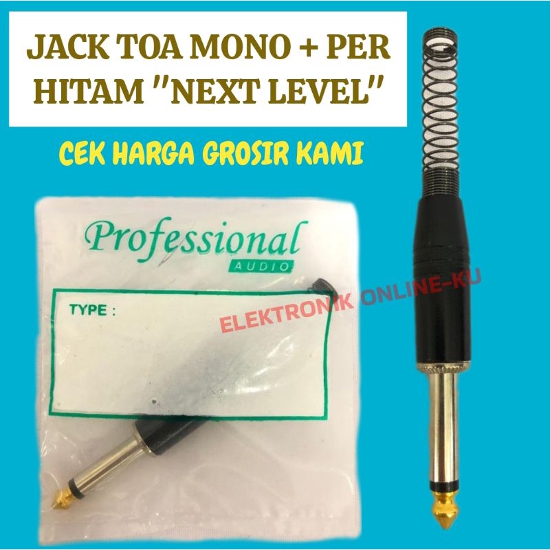 JACK TOA MONO + PER PANJANG HITAM NEXT LEVEL