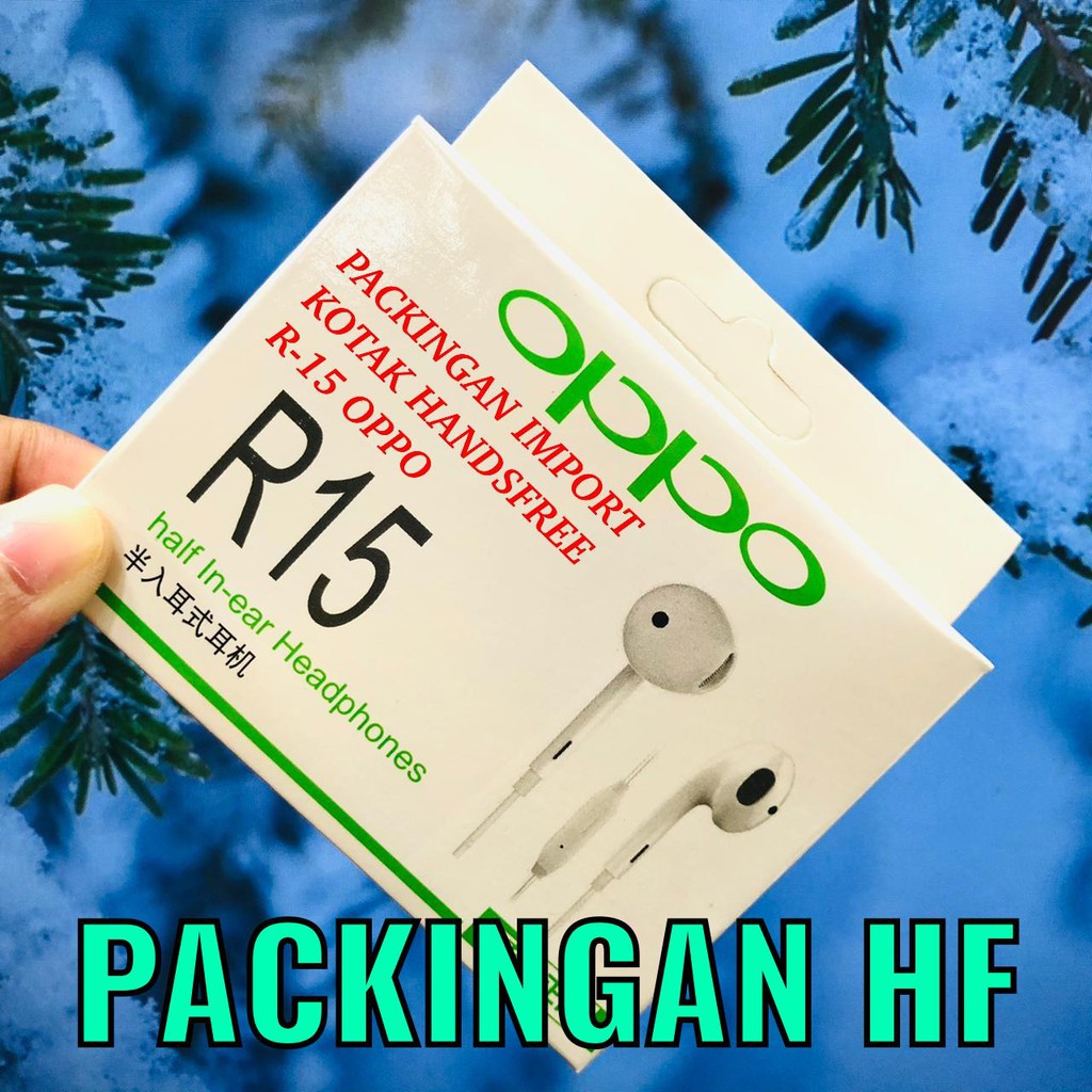 packingan headset earphone xiaomi dan oppo