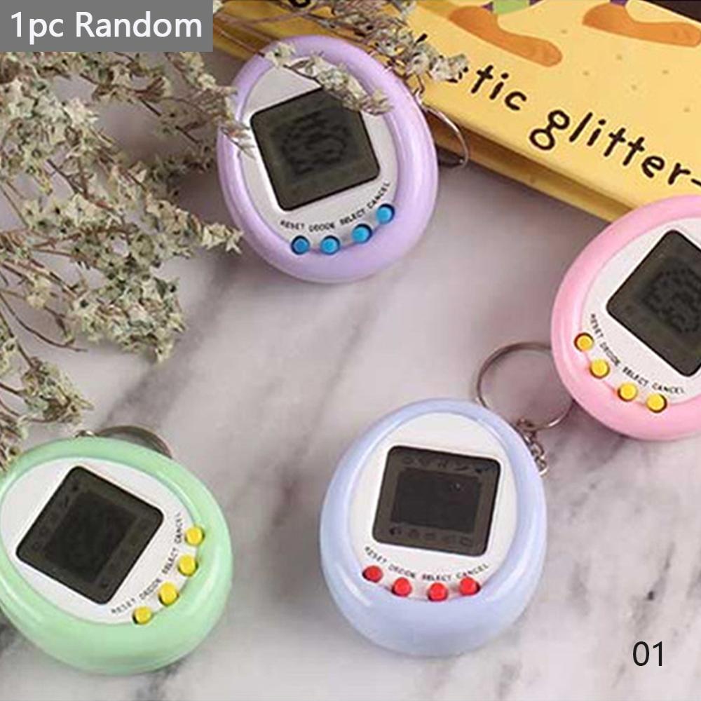 Timekey Mainan Tamagotchi Hewan Peliharaan Virtual Elektronik 168 In 1 Warna Macaron Untuk Anak C7S4