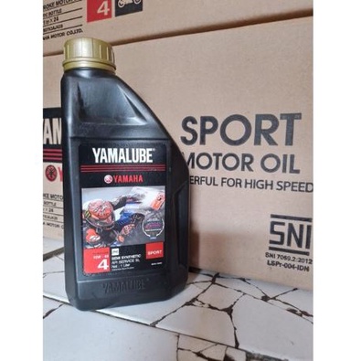 Oli Motor Sport Yamalube Sport 1Liter SAE 10W-40 - KEMASAN BARU