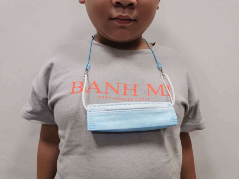 We Tali Lanyard Masker Bahan Karet Elastis Motif Bunga Dengan Gesper Adjustable