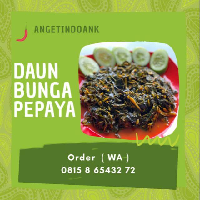 

Daun Bunga Pepaya
