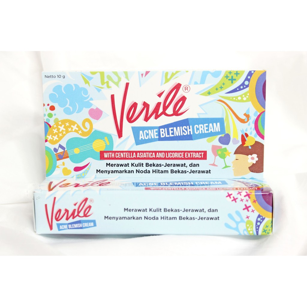 Verile Acne Blemish Cream 10 gr | Shopee Indonesia