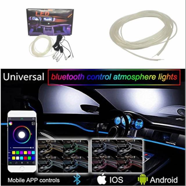 LAMPU INTERIOR RGB APPS LED AMBIENT LIGHT LASER OPTIK