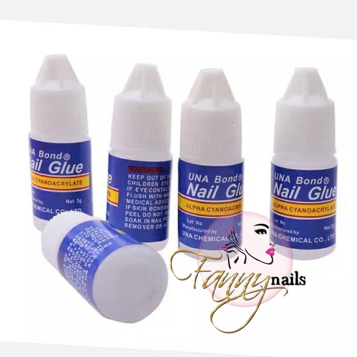 LEM BYB BLUE GLUE NAIL ART ACC LEM KUKU PALSU AKSESORIS KUKU adhesive glue lem aksesoris nailart