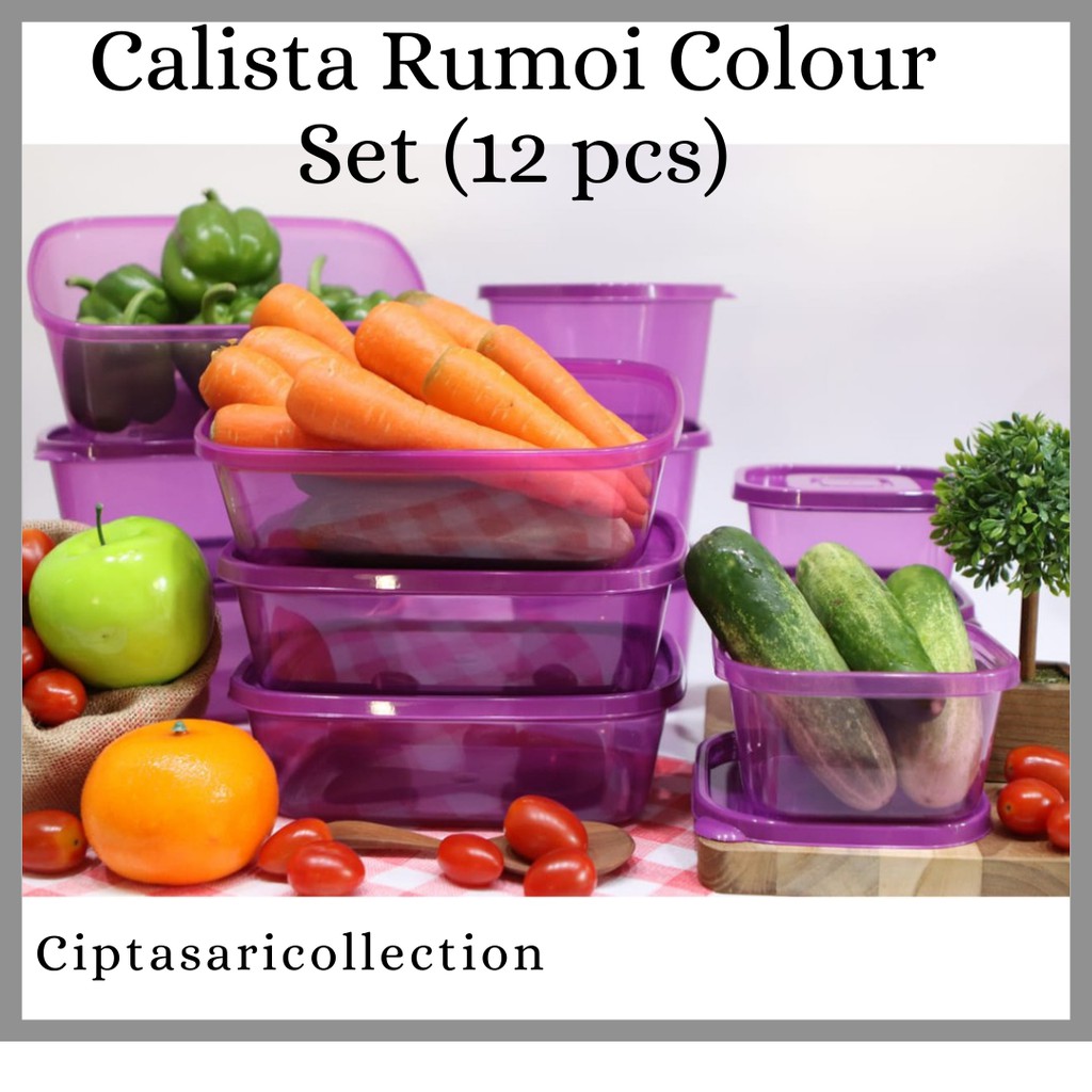 Jual TERLARIS Calista Rumoi Colour Set 12 Pcs Shopee Indonesia