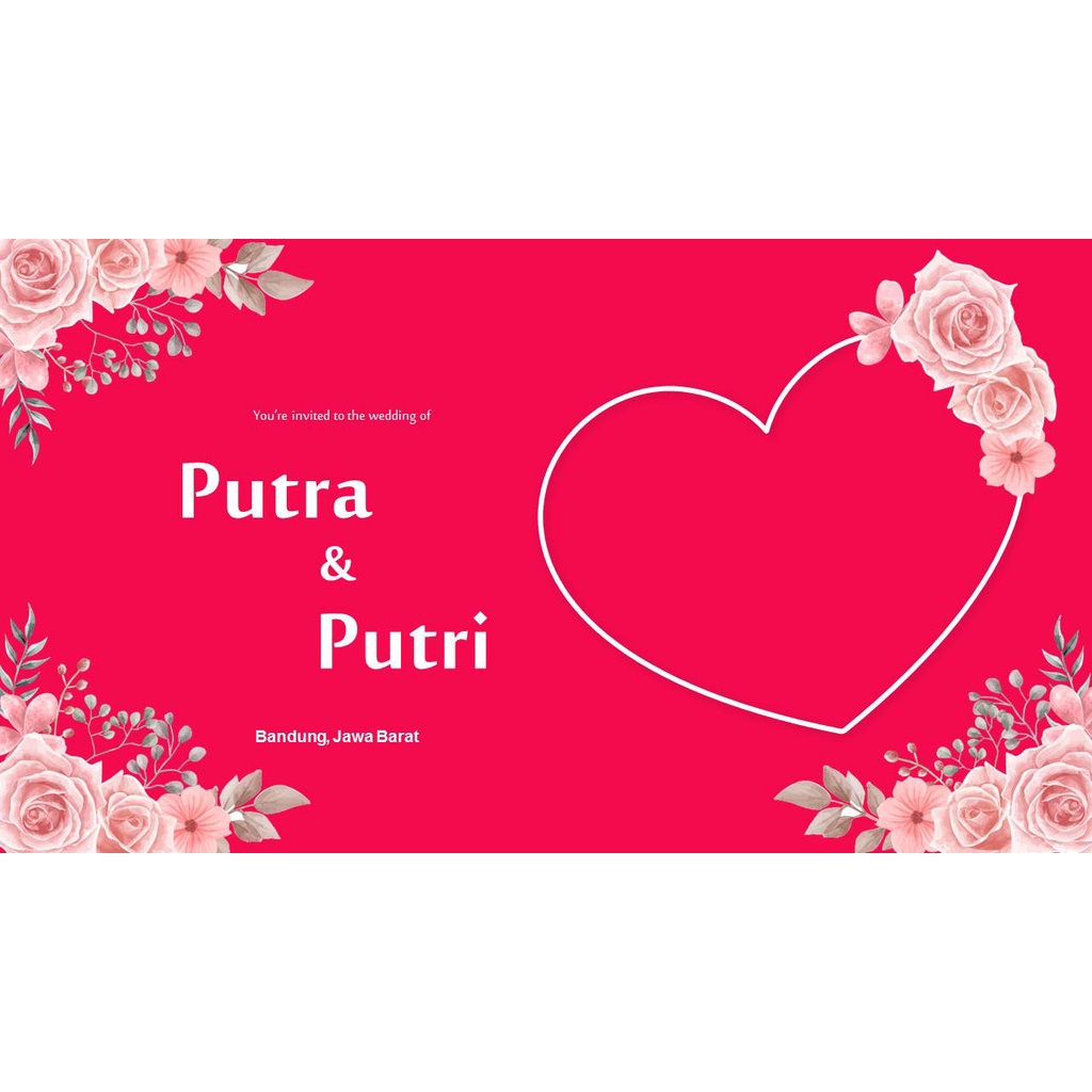 Video Digital Undangan Pernikahan Template 16