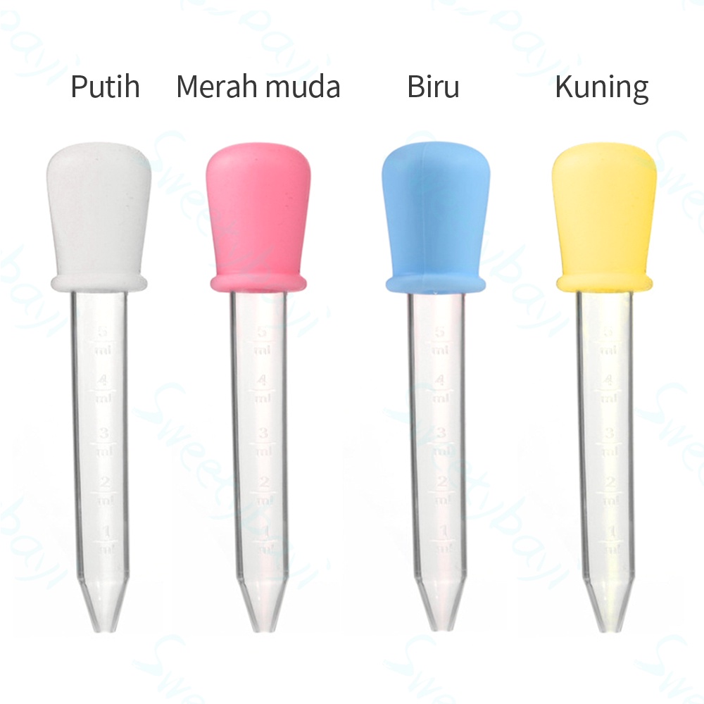 Sweetybayi Pipet Tetes Obat Bayi Anak / Alat Minum Obat Bayi Pipet ASI Tetes / Baby Medicine Feeder