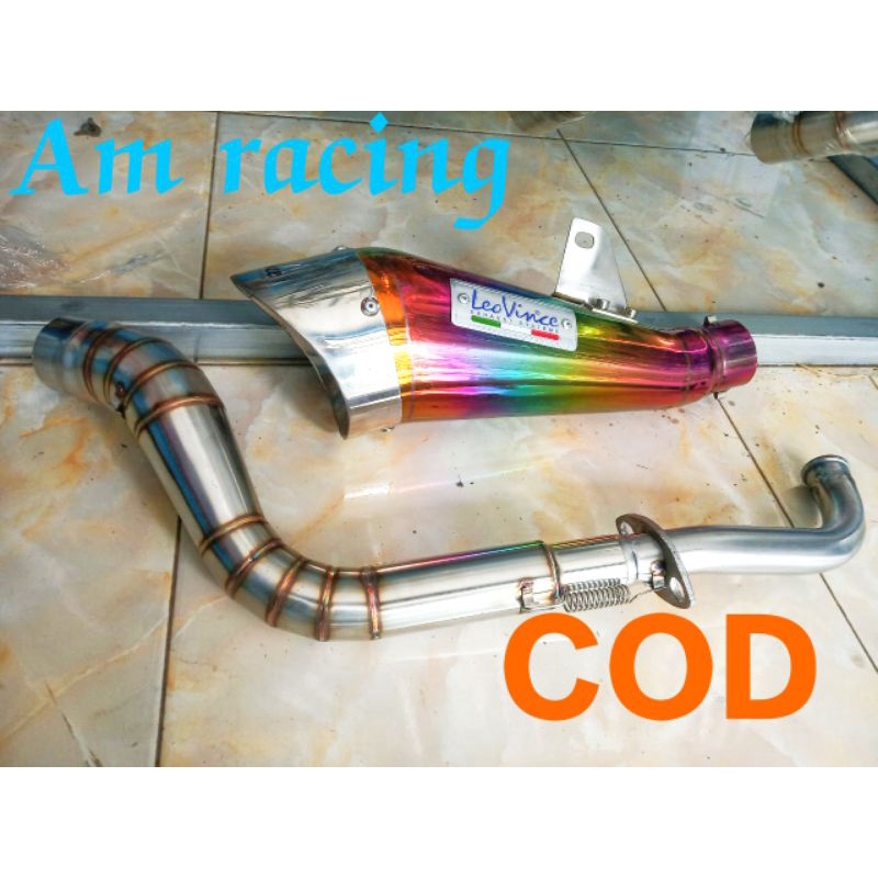 KNALPOT LEOVINCE RAINBOW METIK,NMAX,AEROX,PCX,VARIO,BEAT,DLL