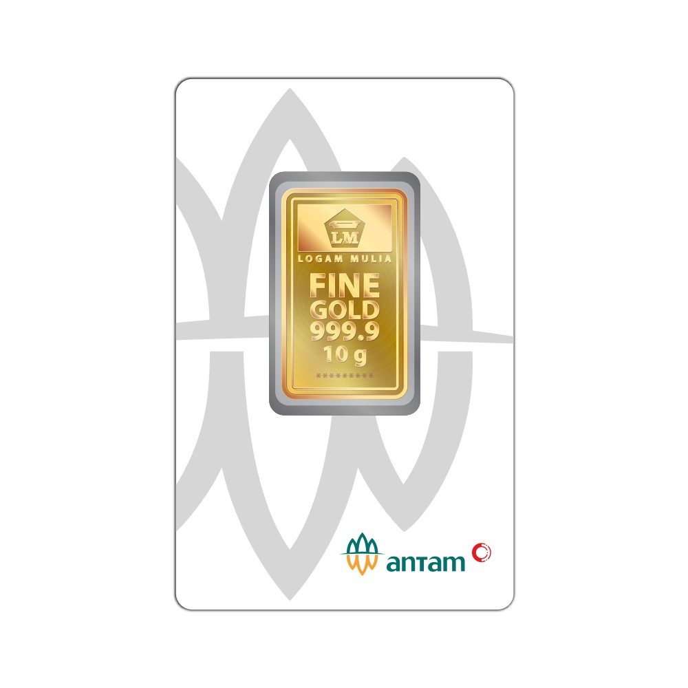My Jewel Antam Logam Mulia Keping Emas [10 g/ 999.9‰ Fine Gold Certificate]-1