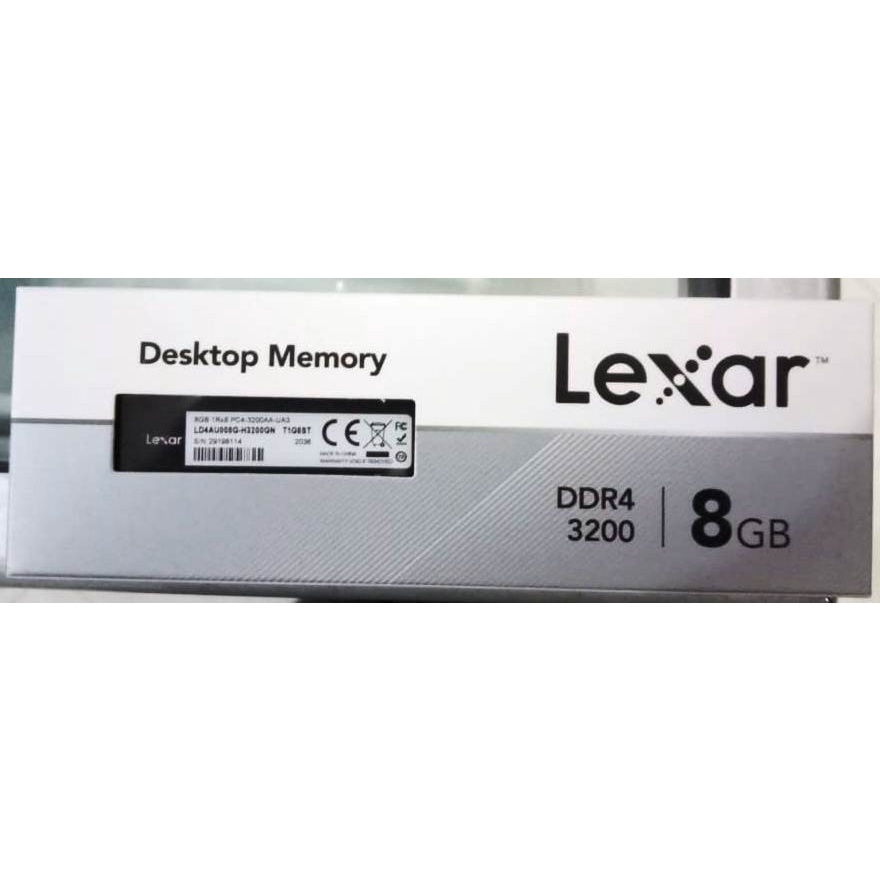Lexar Ram Udimm DDR4 8GB LD4AU008G-R3200GSST