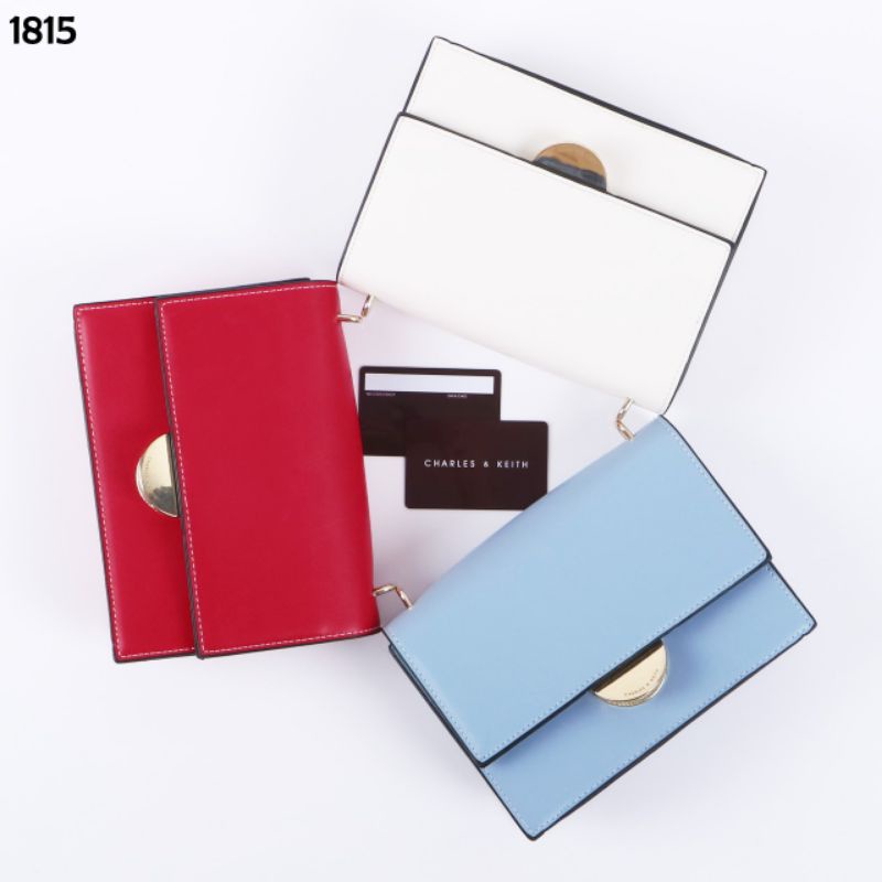 CK 1815 Metallic accent push Lockbag