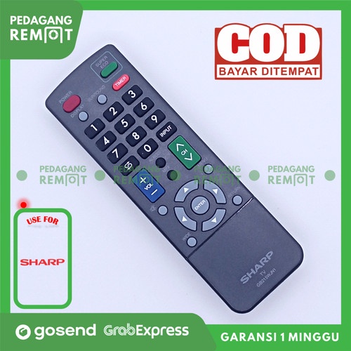 Remot Remote TV Sharp Aquos LCD LED GB215WJSA Ori Original