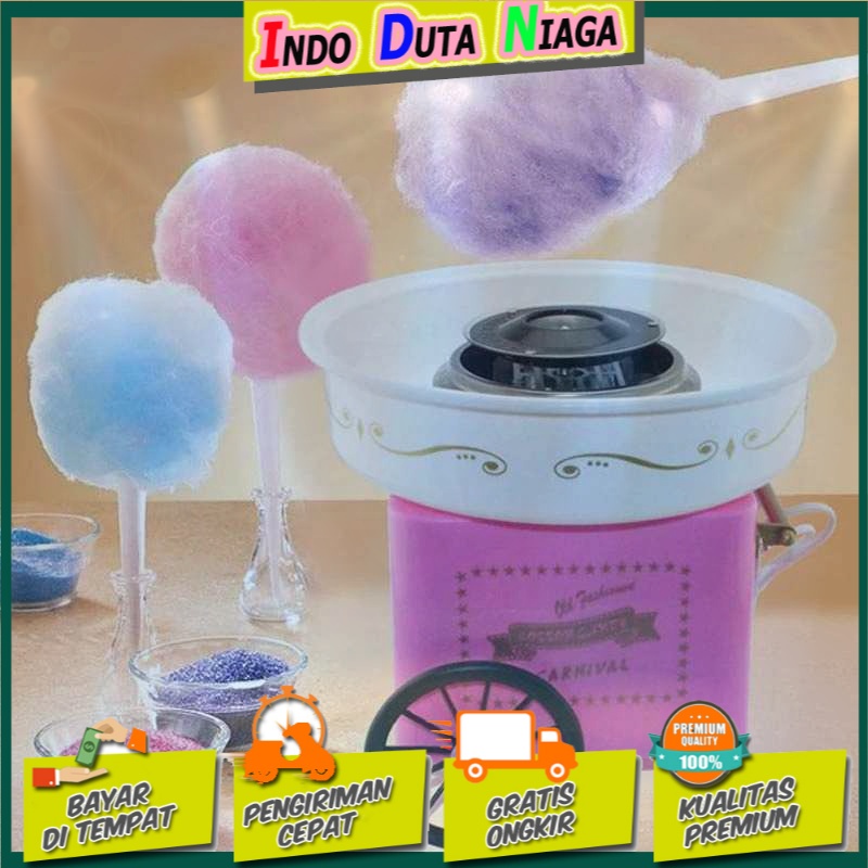 Qiufeng Mesin Pembuat Gula-Gula Kapas Cotton Candy 500W - JK-M01