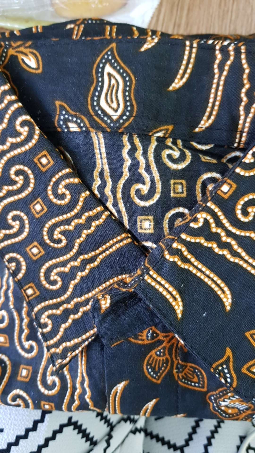 Set Couple Mini Blouse Brown Maura Couple - Sania Ruffle Batik Couple Ori Ndoro Jowi Suryandhanu Dnt