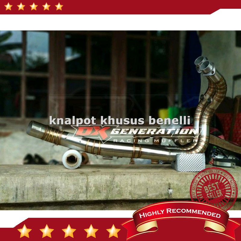 Termurah Header Knalpot Benelli TNT250 Original