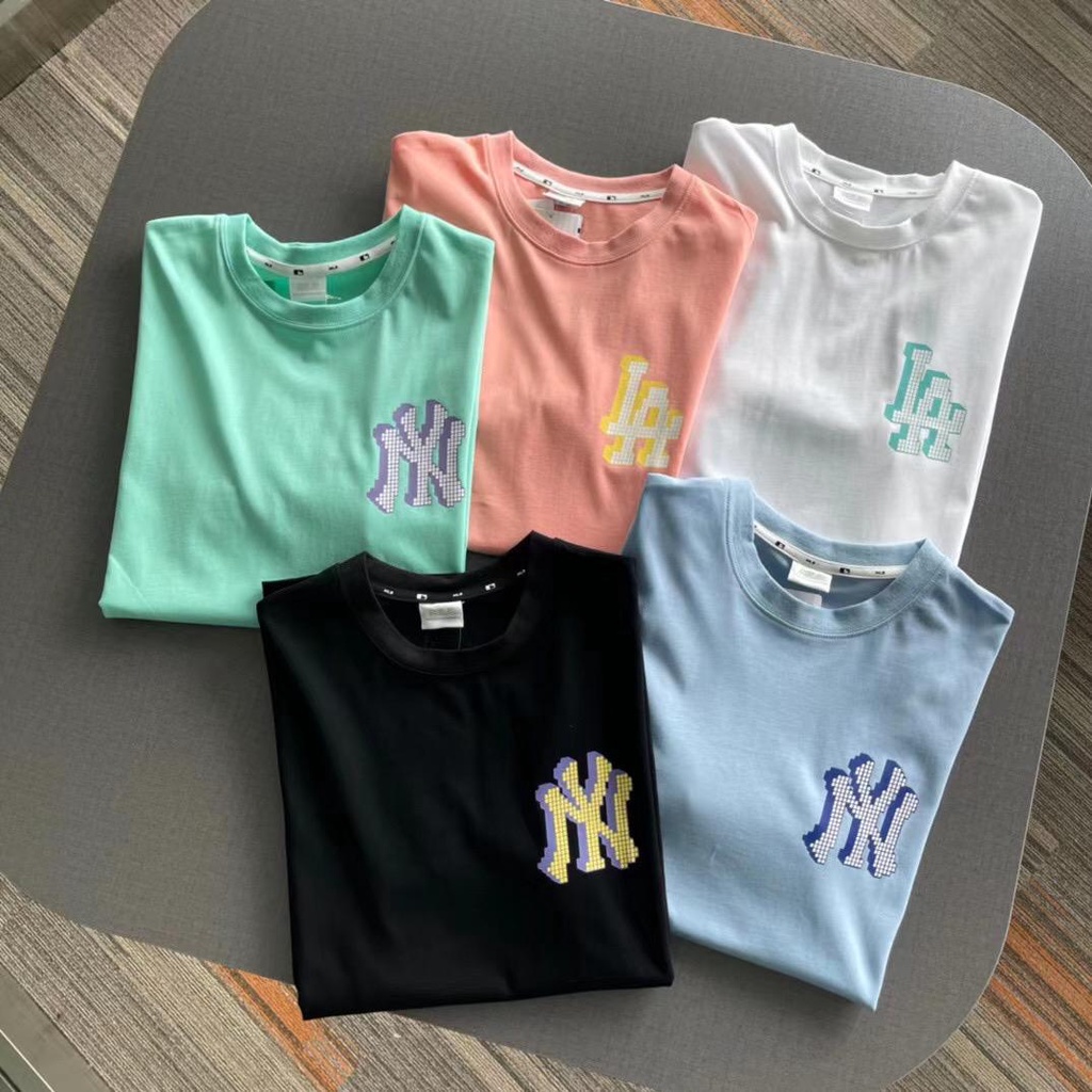 Overtee NY Yankees Pastel Series // Tshirt Oversize Wanita Lengan Pendek - 100% Import