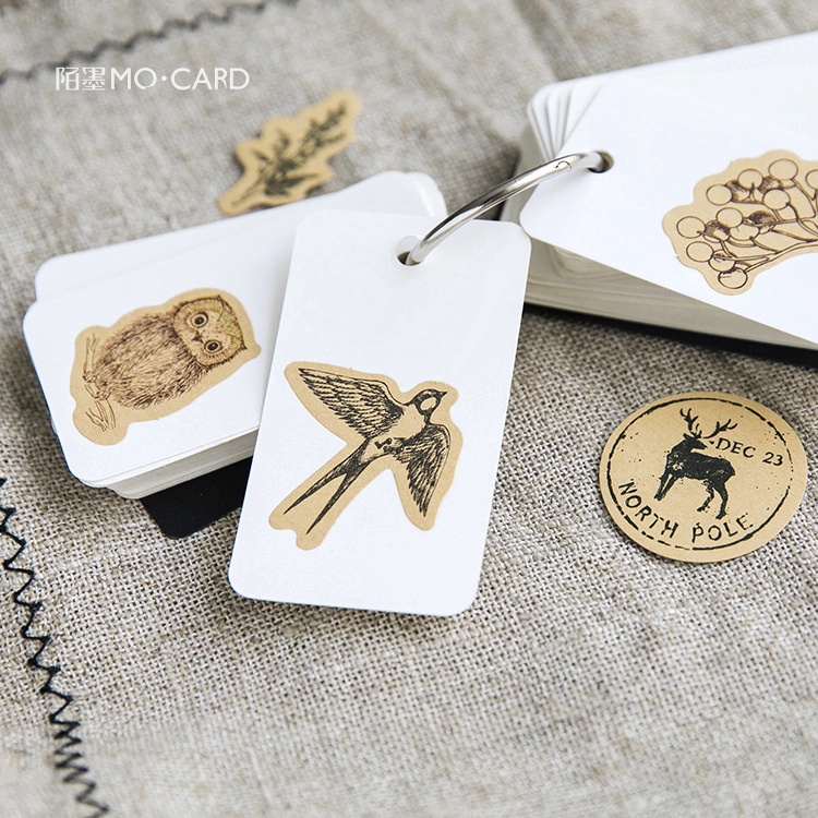 

45Pcs Stiker Desain Binatang untuk Jurnal / Scrapbook