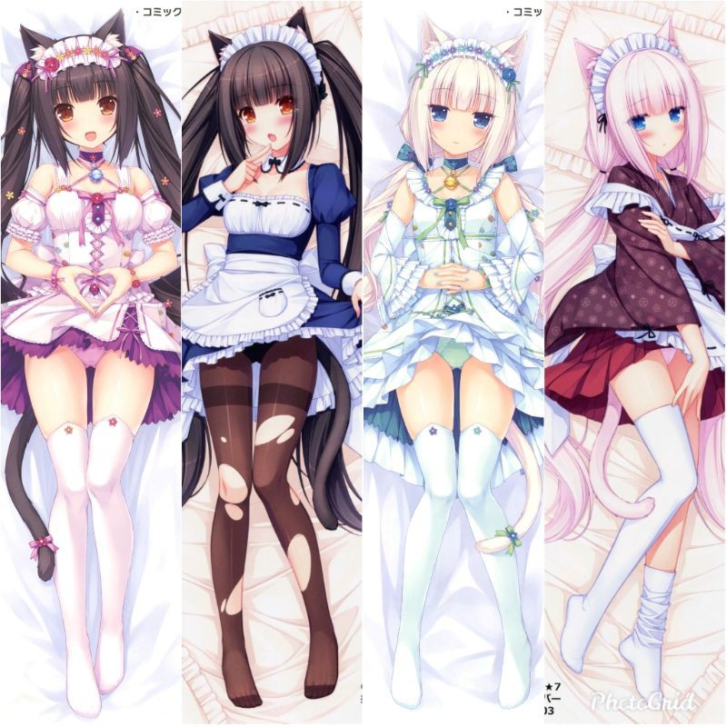 sarung dakimakura anime kurumi megumin nezuko rem vanilla nekopara Asuna Miku emilia platelet sagiri