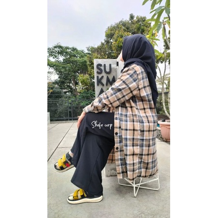 KEMEJA FLANEL OVERSIZED KOREAN STYLE