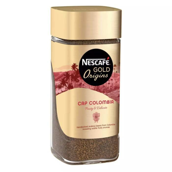 

⭐⭐⭐⭐⭐PUAS Nescafe gold origins cap colombia 100gr