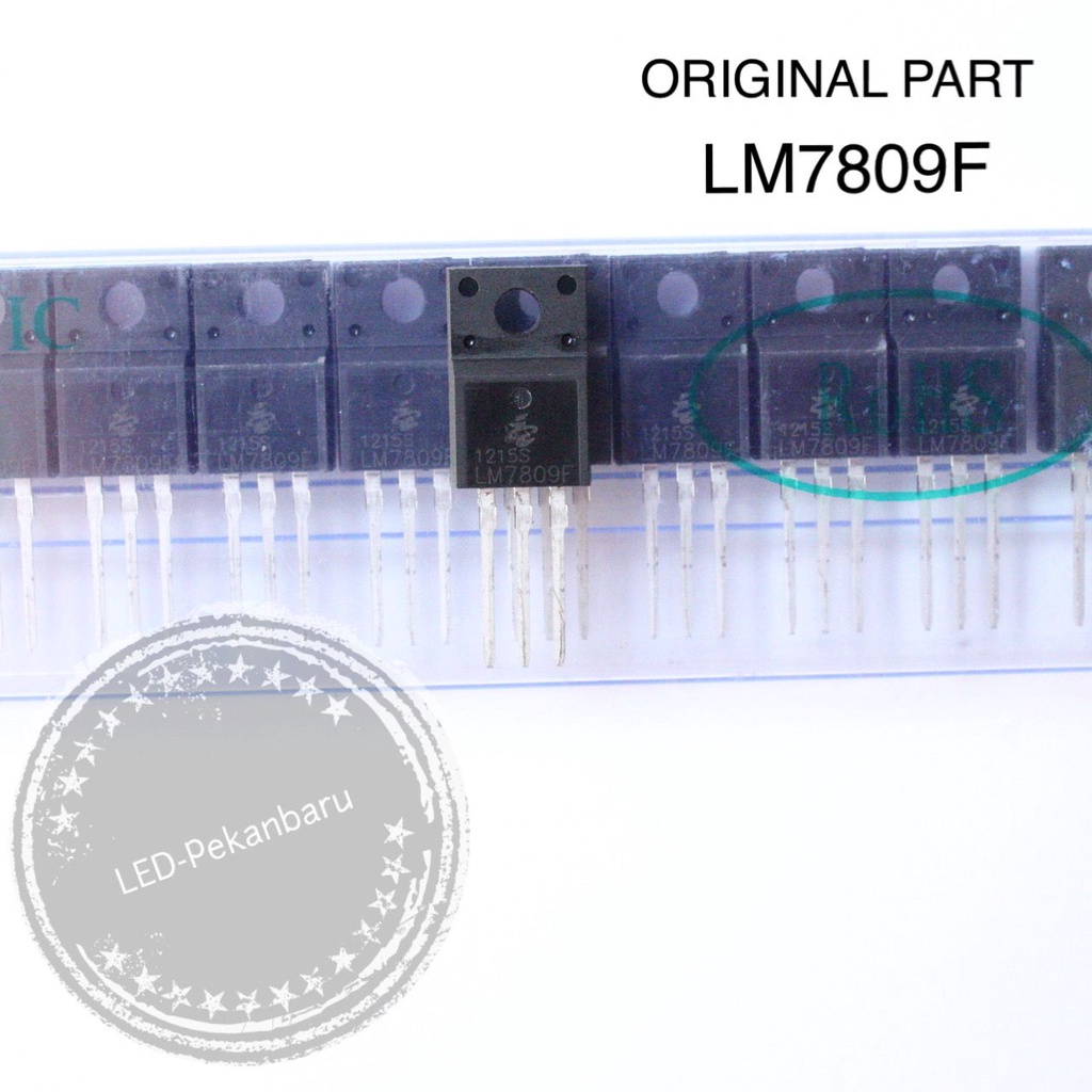 ORIGINAL  LM7809F LM 7809 F TO-220F REGULATOR IC  9V LM7809