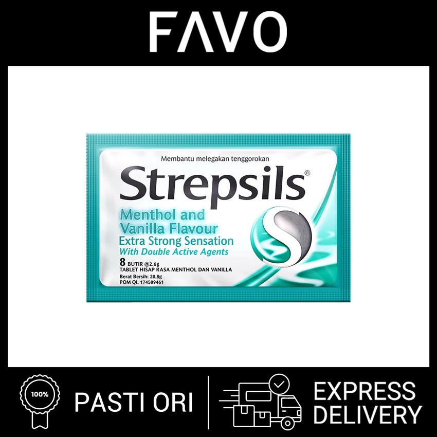 

Strepsils Permen Pelega Tenggorokan Extra Strong - 8 Butir