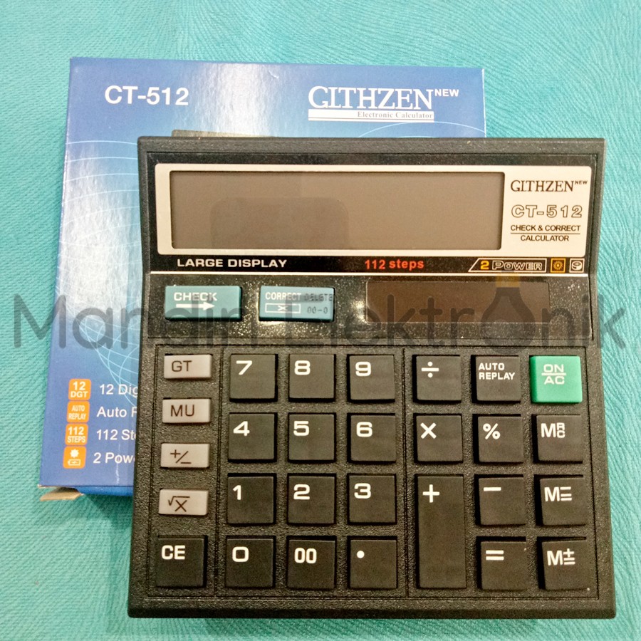 Kalkulator Citizen CT-512 12 Digit 2 Power