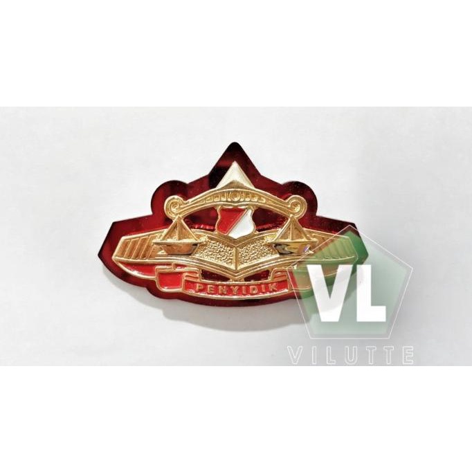 PREMIUM - Brevet Pin Wing Penyidik Pembantu Polri PPNS Mirror HEMAT