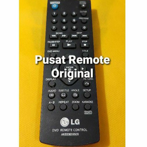 REMOTE REMOT DVD LG PLAYER AKB33659509 KARAOKE ORIGINAL ASLI