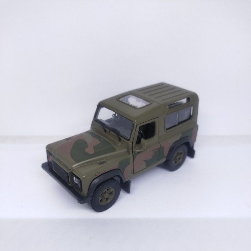 diecast miniatur mobil land Rover perang army mainan anak besi tentara klasik
