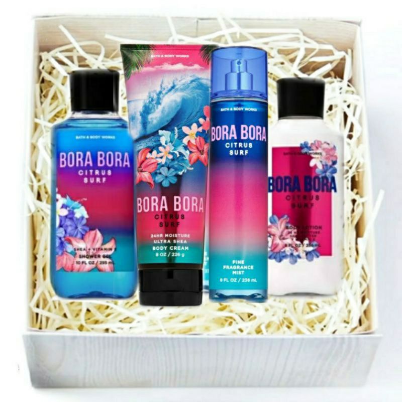 BATH AND BODY WORKS BBW BORA BORA CITRUS SURF SERIES MIST LOTION SHOWER GEL BODY CREAM HAND CREAM SHOWER GEL BODY CREAM LOTION MIST WASH WALLFLOWER ROOMSPRAY SCENTPORTABLE GENTLE GEL DEEP CLEANSING GENTLE FOAMING CREAMY LUXE