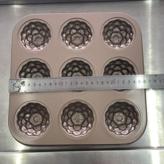 

Madeline Pan 9 Cav Madelin French Cake Bolu Butter Loyang Tebal - Daisy Ready Stok