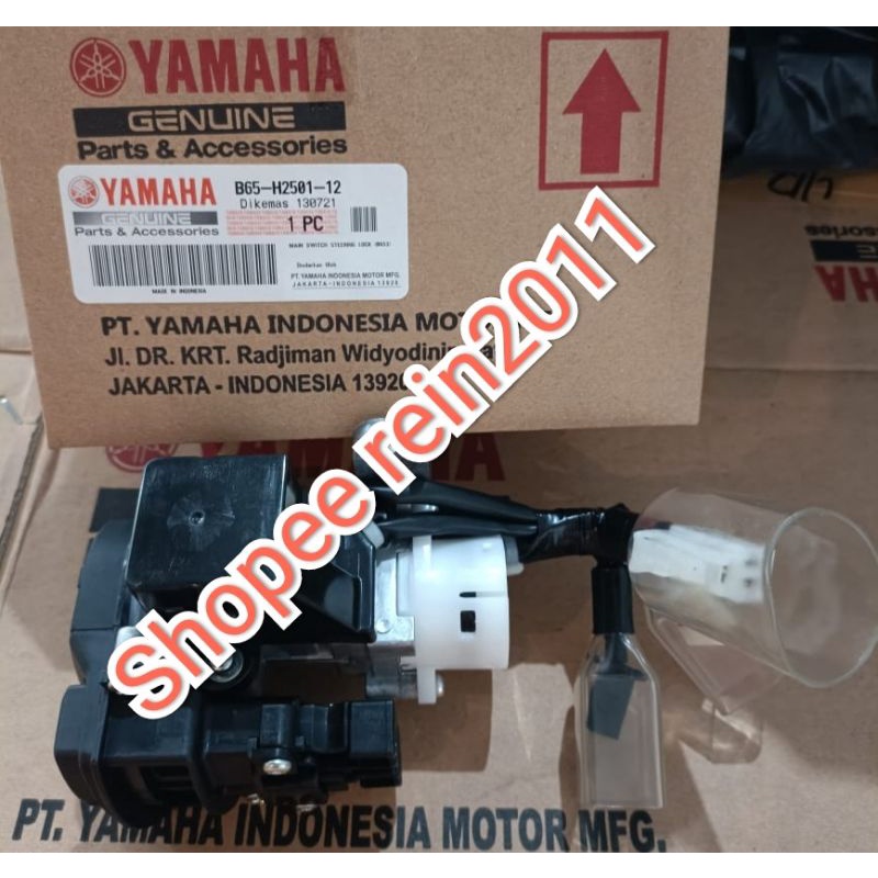 KUNCI KONTAK AEROX 155 KEYLESS ASLI ORI YAMAHA B65 H2501 12