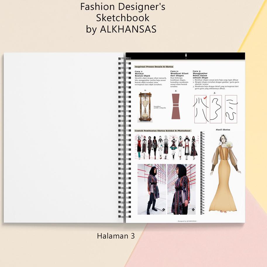 Koleksi Terbaru Buku Gambar Fashion Designer Fashion Designer S Sketchbook By ALKHANSAS Volume
