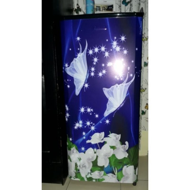 Stiker kulkas 1 pintu/stiker kulkas murah /stiker kulkas viral/stiker kulkas anti air /stiker kulkas