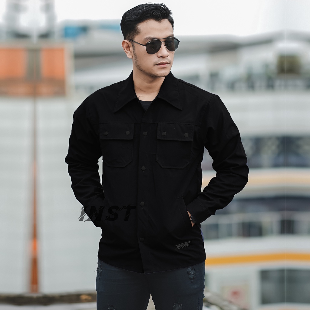 INST JAKET CANVAS COWO SEMI PARKA/TREKER/ TERMURAH