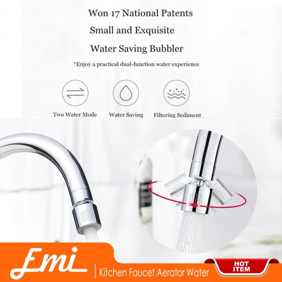 Diiib Kitchen Faucet Aerator Water Tap Nozzle Keran Bubbler