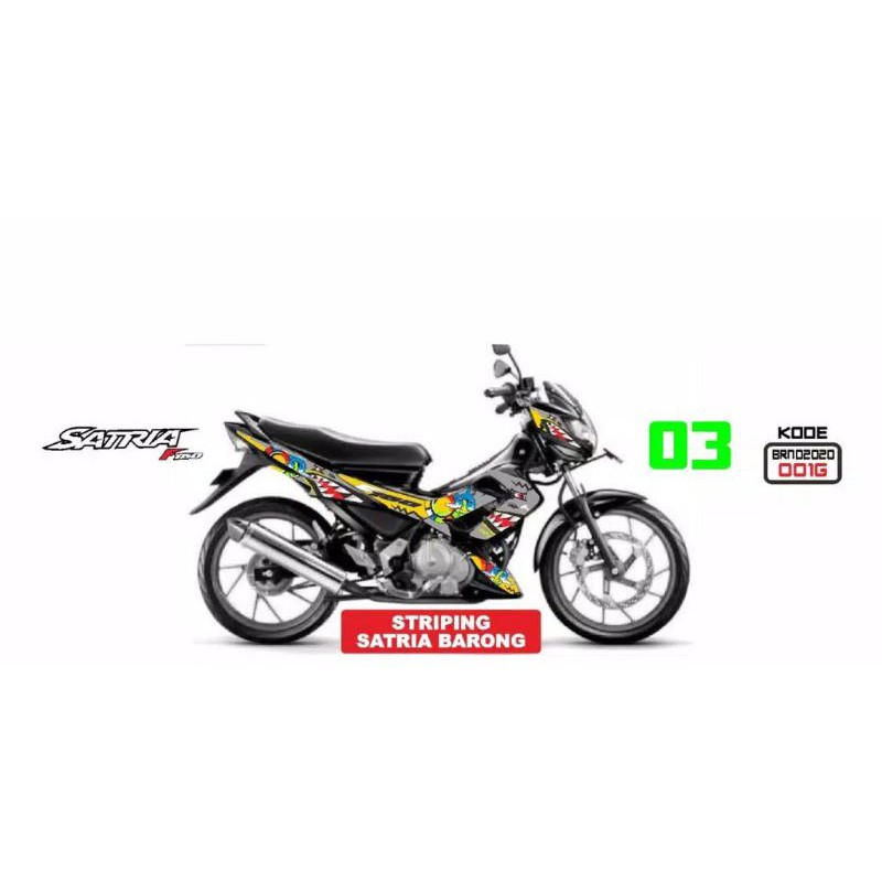 striping satria fu barong / decal fu barong / sticker fu barong / stiker fu barong