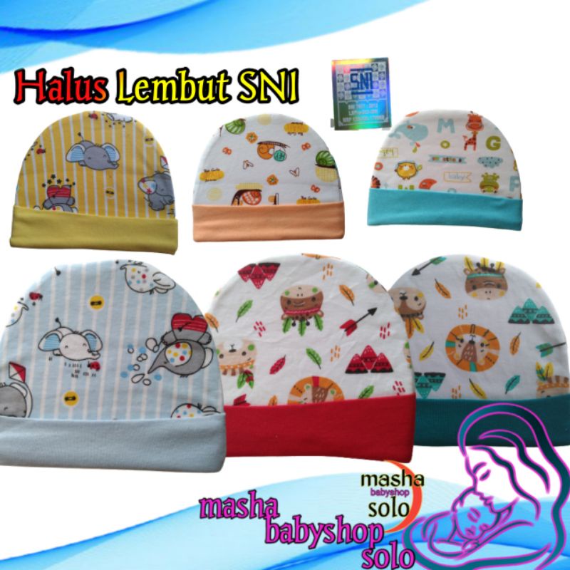 Topi bayi 1 set isi 2 pics , Topi bayi sni , Kupluk bayi