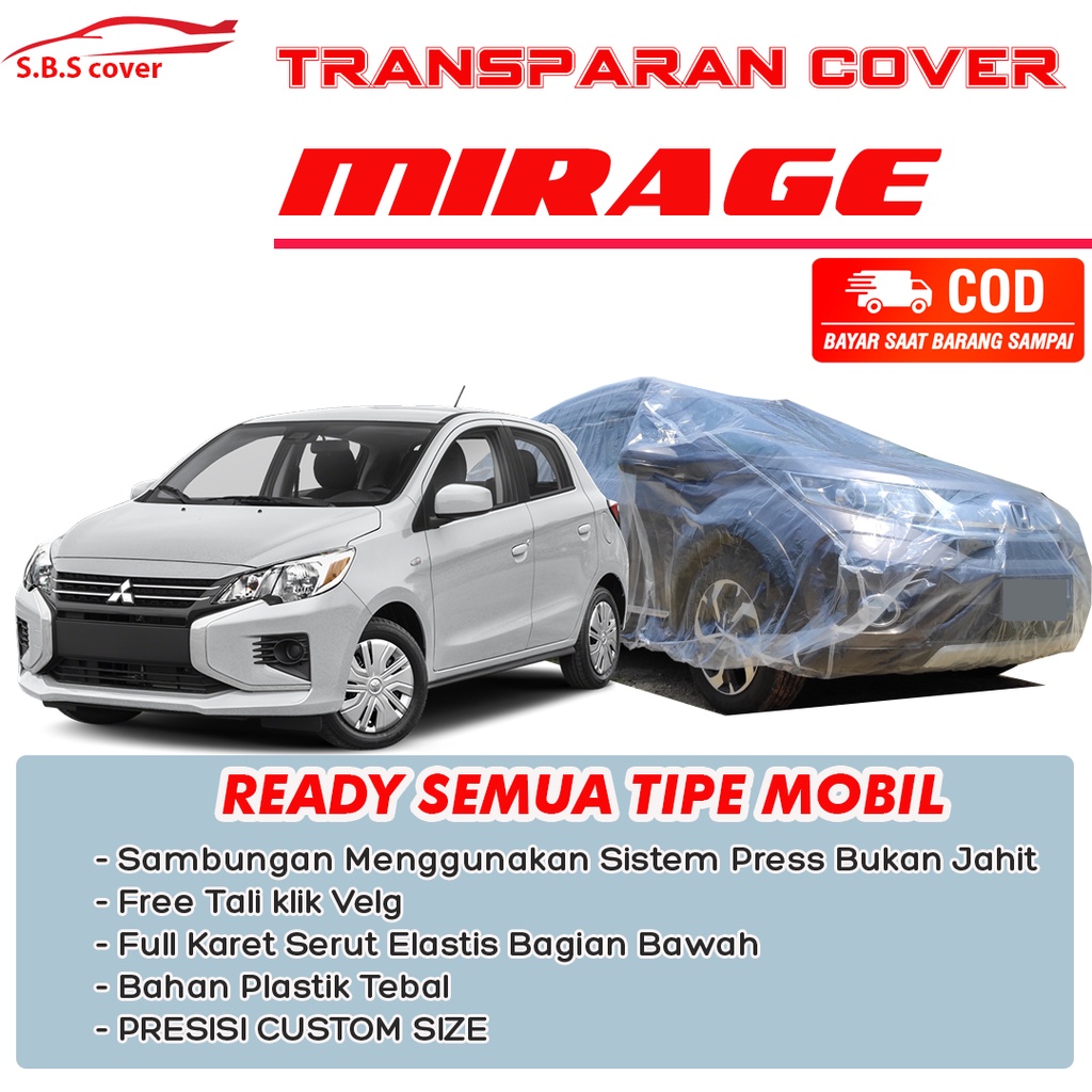 Body Cover Mobil Mirage Sarung Mobil Mirage/brio/brio rs/brio satya/brio lama/agya/ayla/picanto/soluna/civic lama/grand civic/civic lx