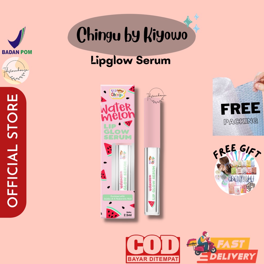 [BUY 1 GET 1 GIFT] Watermelon Lip Glow Serum by Kiyowo by Chingu lip serum chingu lip serum kiyowo lip serum lomira chingu lipserum kiyowo